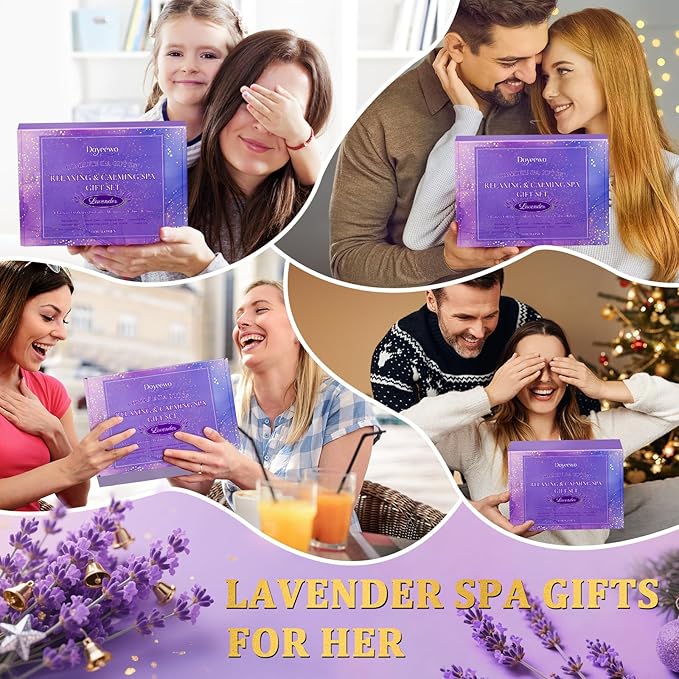 Spa Gifts for Women, Bath Body Care Wash Christmas Gifts Baskets for Women - Image 3