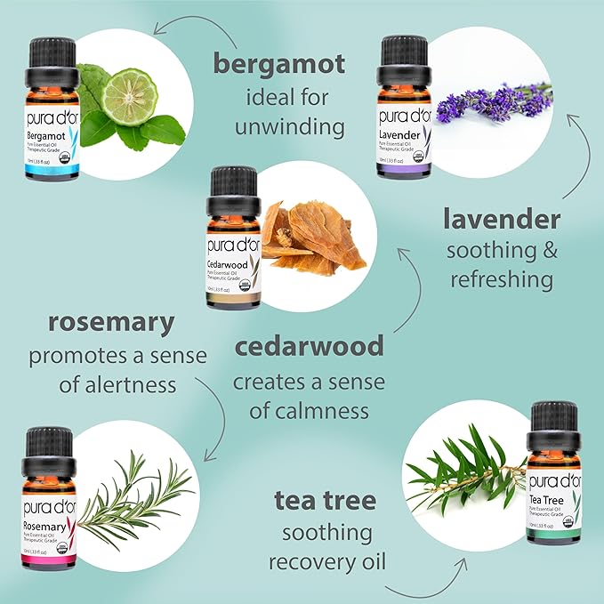 PURA D'OR Organic Sweet16 Essential Oils Set - Image 3