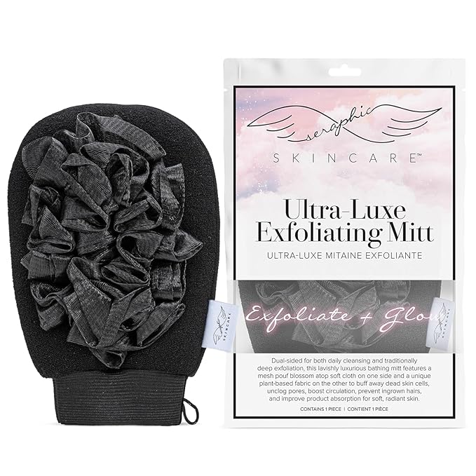 Seraphic Skincare Ultra-Luxe Exfoliating Mitt by SeraphicSkincare
