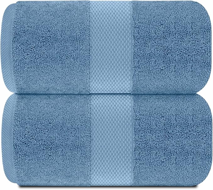 White Classic Luxury Soft Bath Sheet Towels - Image 2