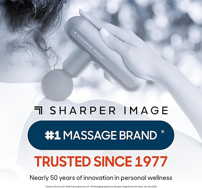 Sharper Image PowerBoost Circuit Massage Gun Deep Tissue Percussion Massager - Image 9