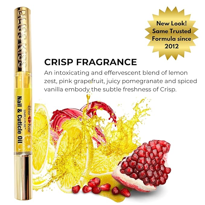 Bliss Kiss | 1 Crisp Fragrance | Nail Oil Cuticle Pen w/Vitamin E & Jojoba⏤Nail - Image 3