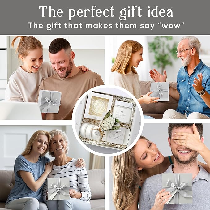 Mothers Day Spa Basket for Women – Sweet Coconut Luxury Candle & Bath Set - Image 6
