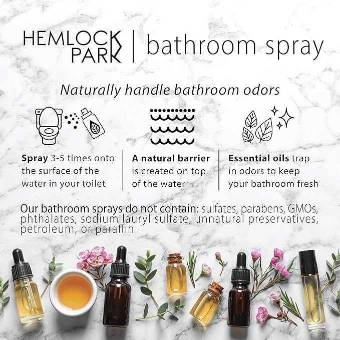 Hemlock Park Sandalwood Room & Linen Spray | Botanical Mist Crafted - Image 2