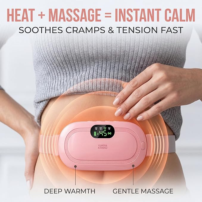 Heating Pad for Period Cramps – FSA-HSA Eligible – Cordless Portable Electric - Image 3