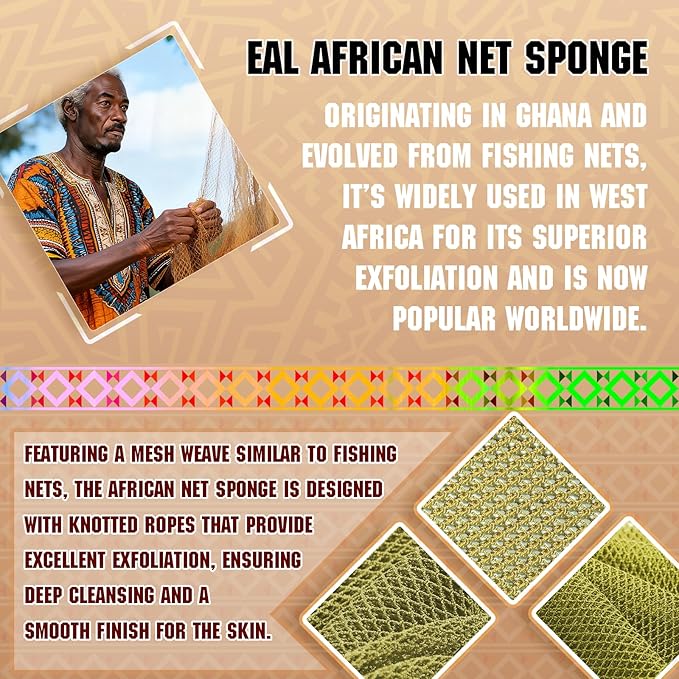 Authentic African Net Sponge - Image 3
