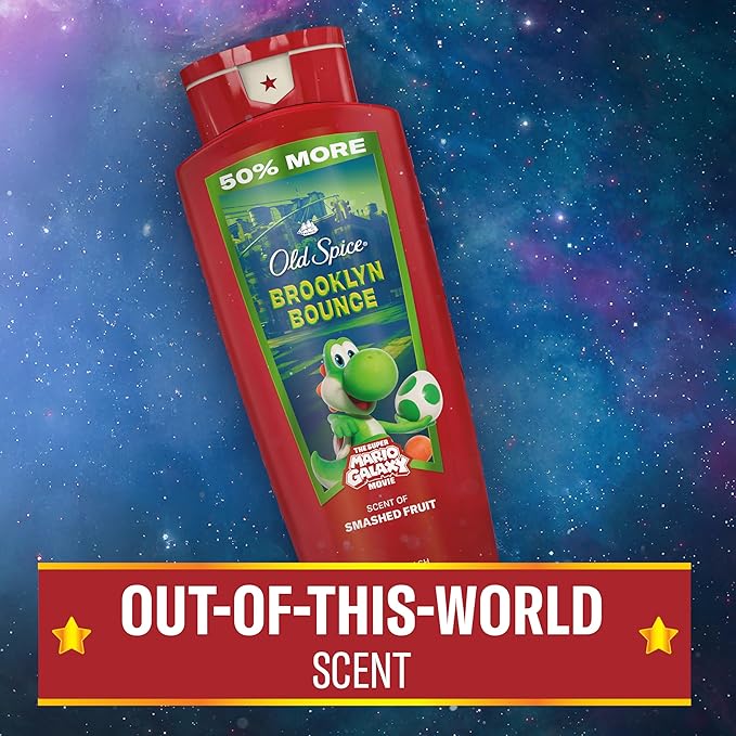 Old Spice Body & Face Wash for Men, x The Super Mario Galaxy Movie, 3X Defense - Image 7
