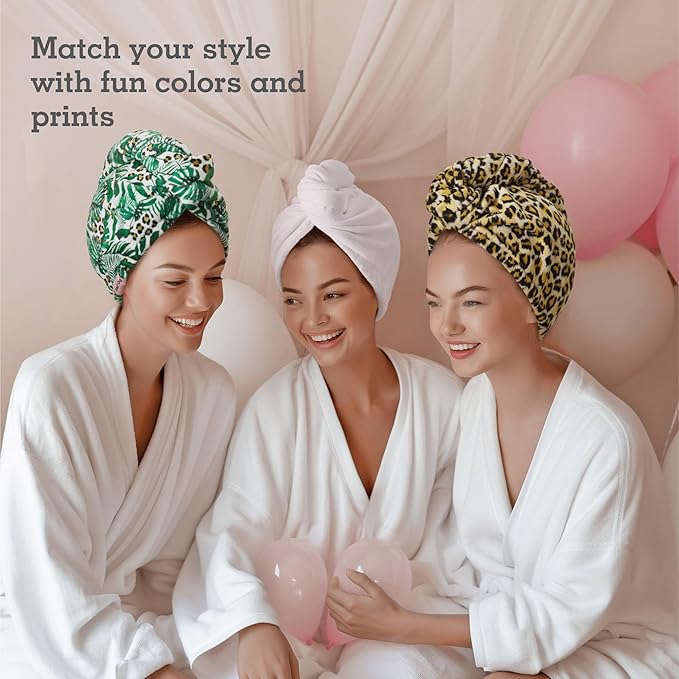 Brook + Bay Microfiber Hair Towel Wrap - Image 5