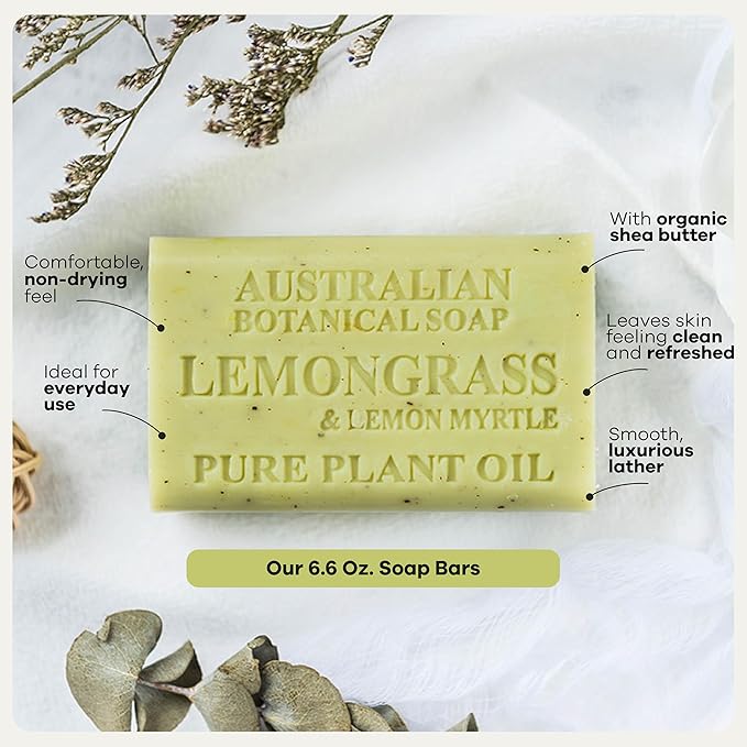 Australian Botanical Soap 8-Pack Variety Bar Soap Set, 6.6 oz Each – 2 Each: - Image 6