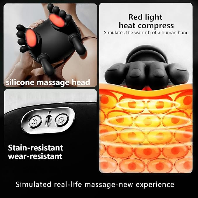 Neck Massager with Heat Electric Shoulder & Cervical Massage - Image 3