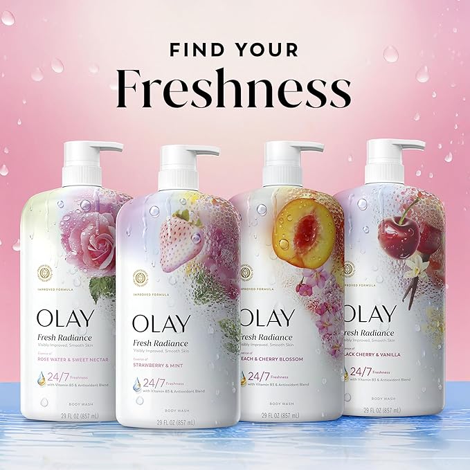 Olay Body Wash for Women, Fresh Radiance, 24/7 Skin-Loving Freshness, Visibly - Image 10