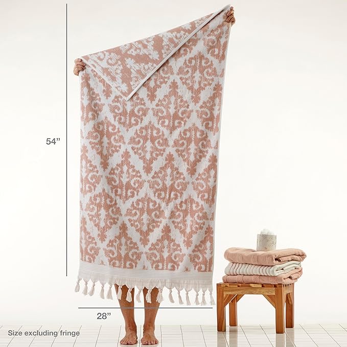 SKL Home Mirage Fringe 2 Bath, 2 Hand Towel Set - Image 5