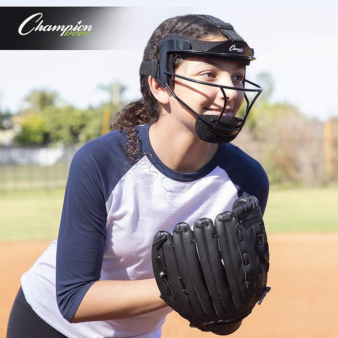 Champion Sports Steel Softball Face Mask – Durable Fielder’s Mask - Image 8