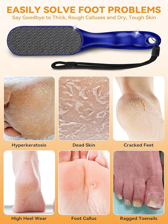Nano Glass Foot File Professional Foot Scraper Dead Skin Rasp, Wet Dry Foot - Image 5