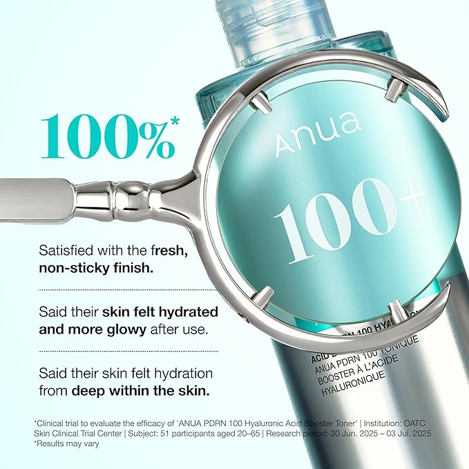 Anua PDRN 100 Hyaluronic Acid Booster Toner, Hydrating Face Toner - Image 5