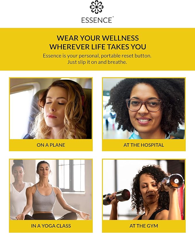 Essence Wearable Aromatherapy Nasal Diffuser – Lemon Essential Oil Nose Ring - Image 4