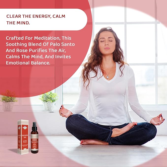 Sacred Element's Palo Santo & Rose Room Spray | Natural Purifying Mist - Image 4