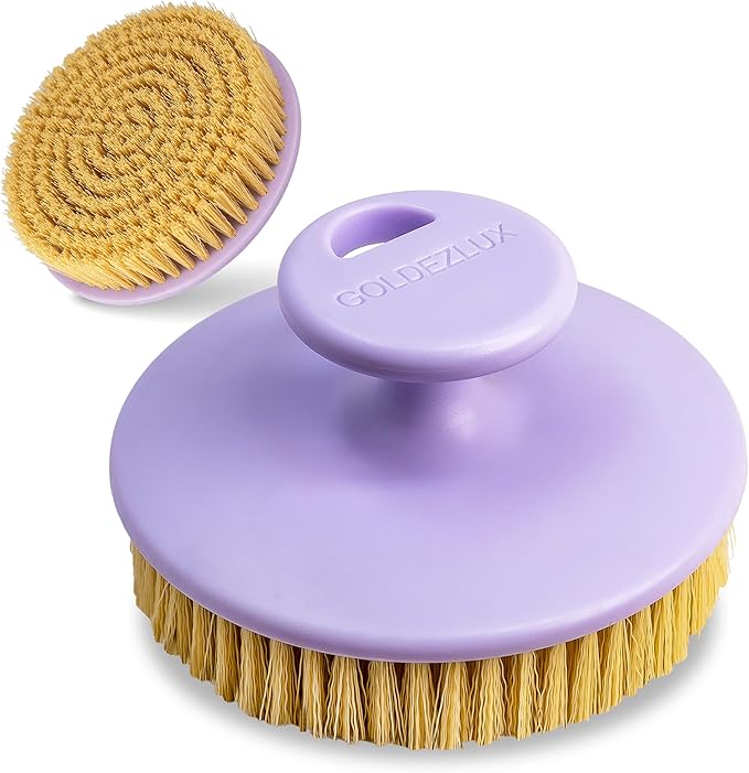 GOLDEZLUX® Dry Body Brush Cruelty-Free Firm Bristles Exfoliate Promote Smooth by GOLDEZLUX%C2%AE