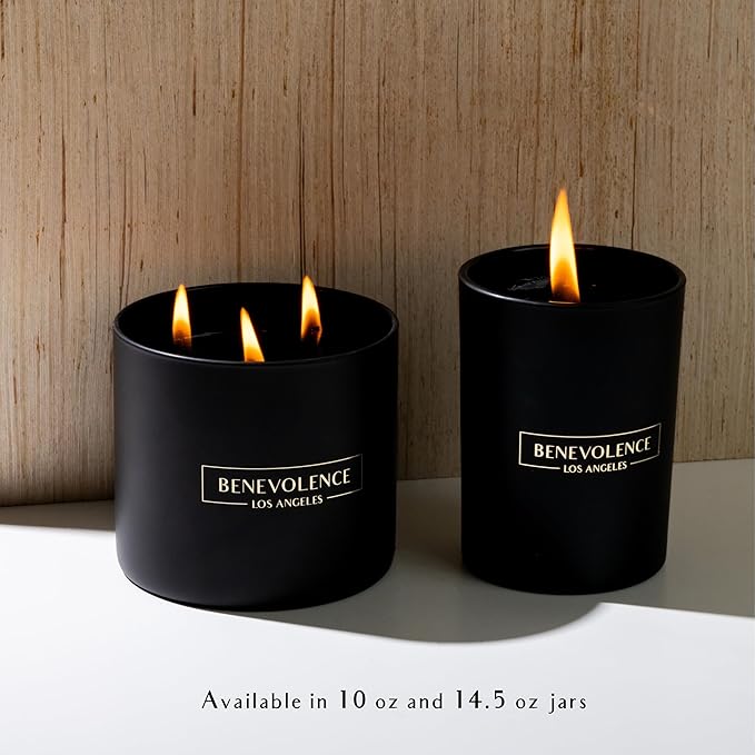Benevolence LA Black Berries Scented Candle | Soy Christmas Candles - Image 8