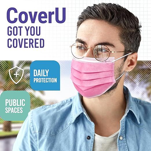 Medtecs Face Mask Disposable – Available in 50 & 2, 3-Ply Breathable, Soft Fit - Image 4
