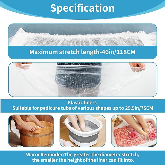 25PCS Pedicure Liners Disposable - Image 2