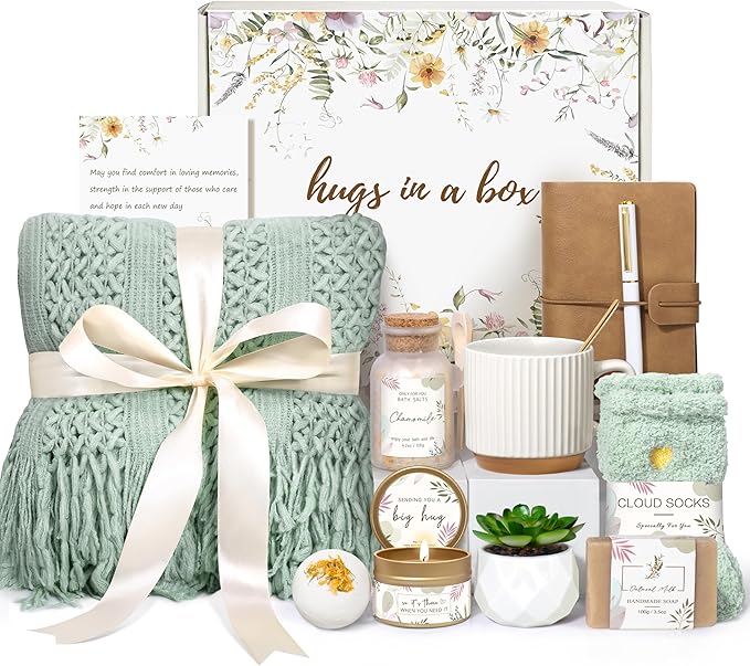 Gifts for Women, Get Well Soon Self Care Package Box, Sending Hug Baskets by Unknown