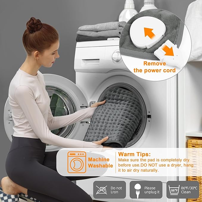 Deepsoon Heating Pad, Electric Heating Pads - Image 5