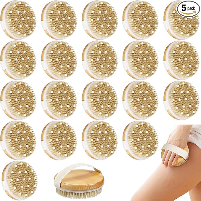 Gejoy 5 Pcs Dry Brushing Body Brush by Gejoy