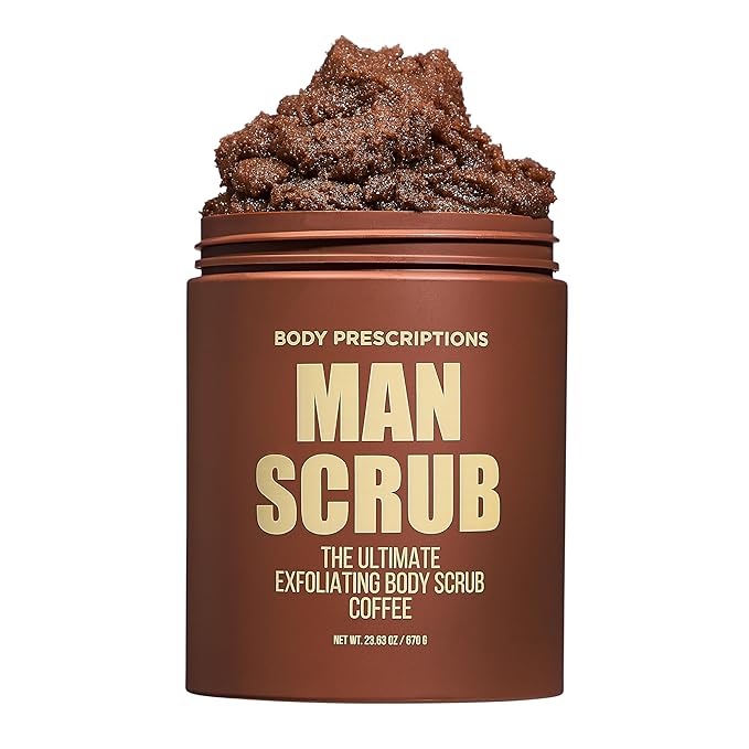 Body Prescriptions Men’s Exfoliating Body Scrub – Ultimate Skin Cleansing Wash by BodyPrescription