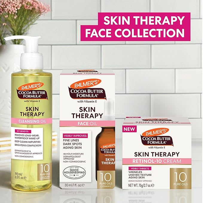 Palmer's Cocoa Butter Formula Skin Therapy Cleansing Oil, Gentle Makeup Remover - Image 9