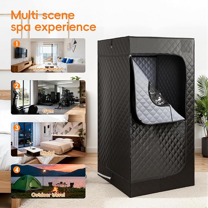 Sauna Box Portable Steam Sauna for Home Use, Infrared Sauna Tent - Image 3