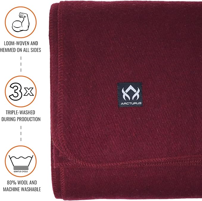 Arcturus Military Wool Blanket - Image 2