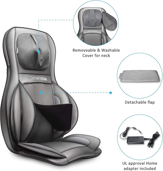 COMFIER Back Massager for Pain Relief Deep Tissue, Shiatsu Neck and Back - Image 7