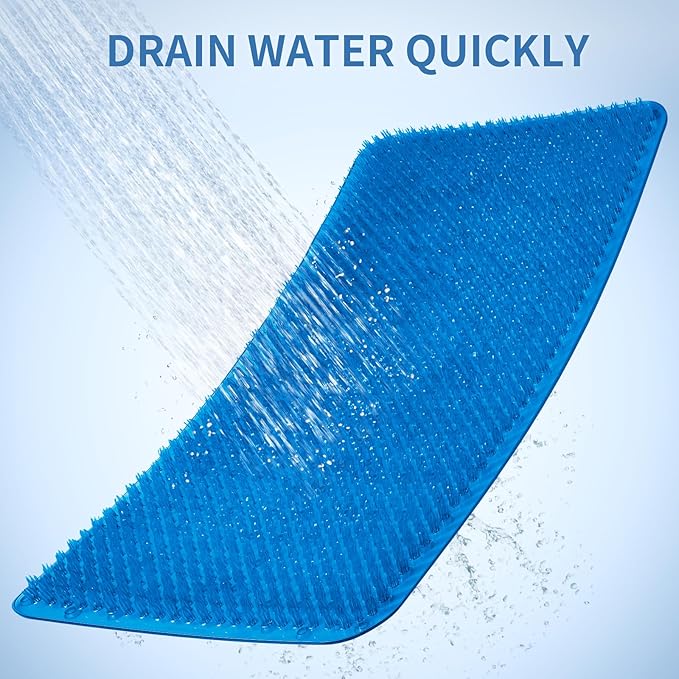 Yolife Shower Foot Scrubber Mat, Anti-Slip Bath Mat - Image 6