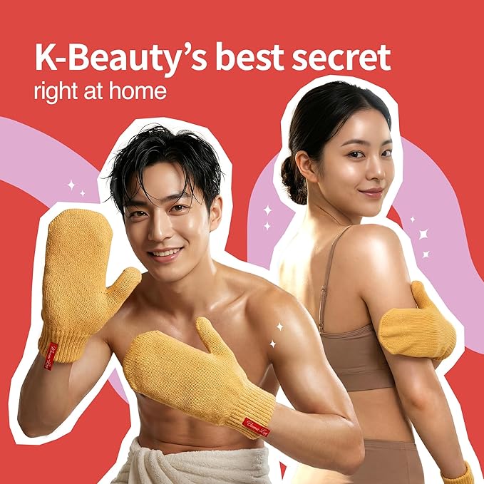 Wonder-Loop Premium Korean Exfoliating Mitt, 100% Plant-Based Viscose Wash - Image 5