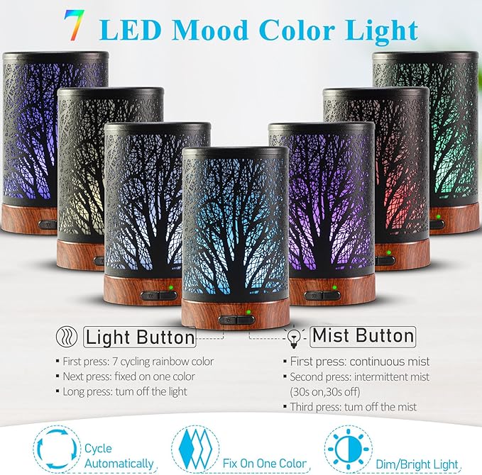 Oil Diffuser & Essential Oils Set - Image 2