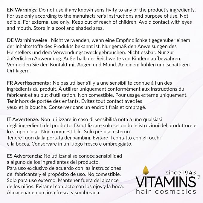 VITAMINS hair cosmetics Keratin Purple Hair Mask - Image 8