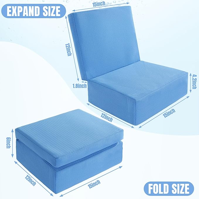 MABOZOO Foldable Hot Tub Booster Seat, Adjuatable 2 Heights Extra Thick Hot Tub - Image 5