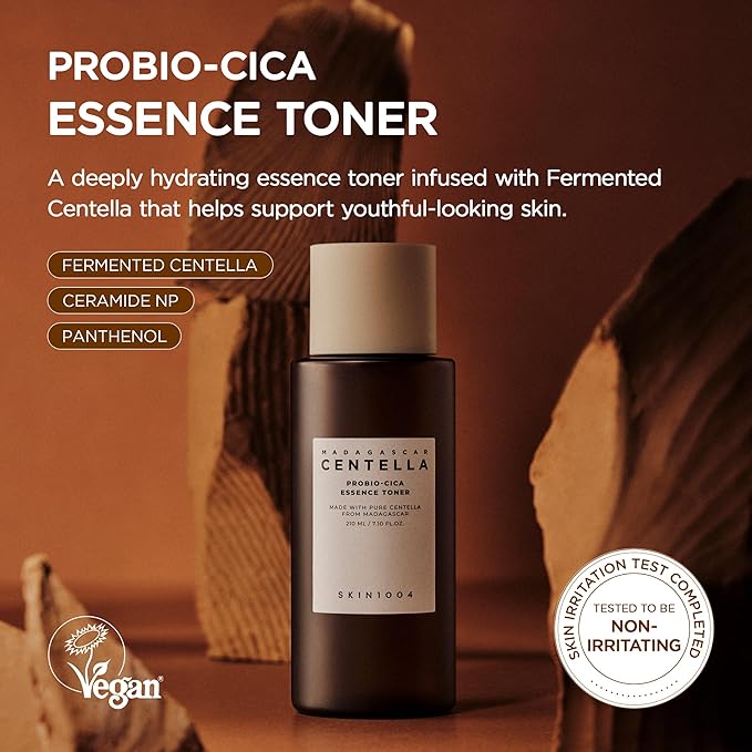 SKIN1004 Probio-Cica Essence Toner 7.10 fl.oz, Korean Hydrating Face Toner - Image 2