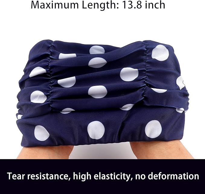 Swim Caps for Women Swimming, Comfort Pleated Swimming Cap for Long Hair - Image 5