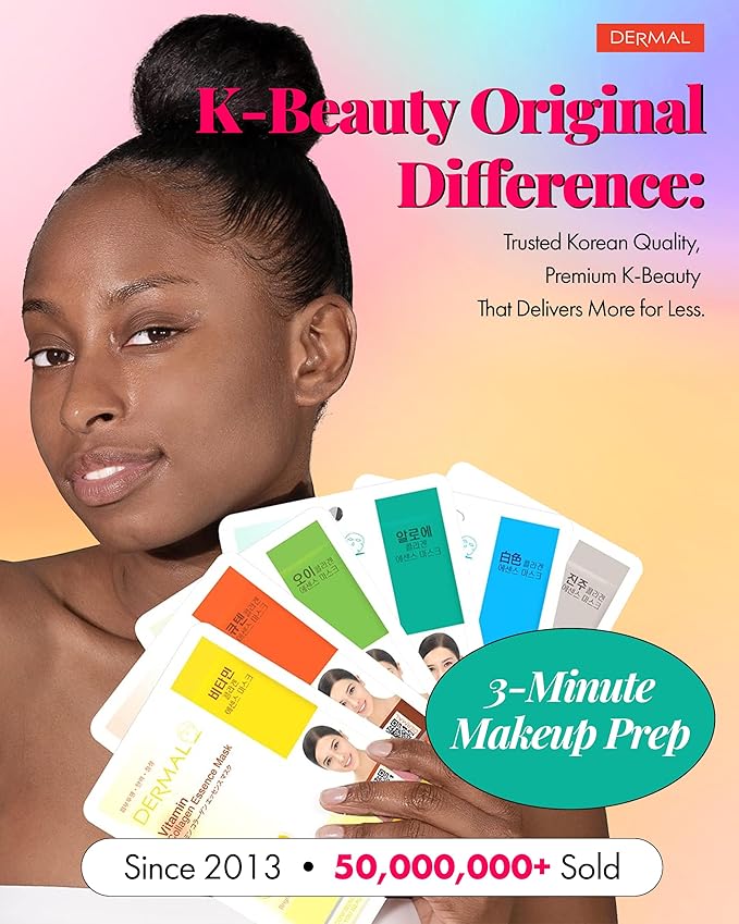 DERMAL Collagen Essence Sheet Mask 16 Combo Pack - Image 7