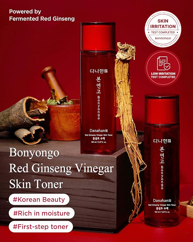 DANAHAN Bonyongo Red Ginseng Vinegar Toner – Rich Essence Toner - Image 2