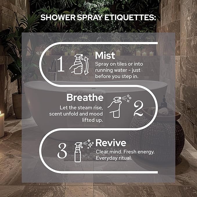 Carnatia Peppermint Shower Spray – Aromatherapy Essential Oil Mist - Image 3