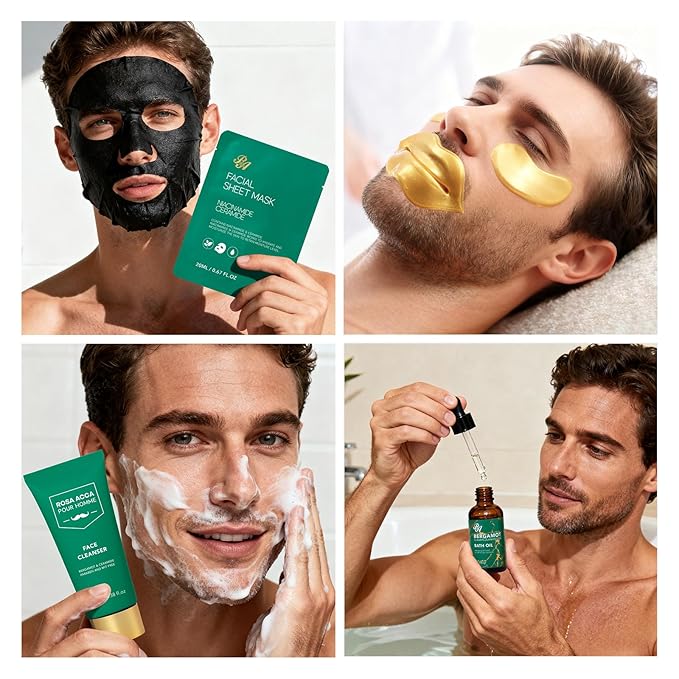 30 pcs Father's Day Gifts, Bergamot Facial Skin Care Set Gifts - Image 6
