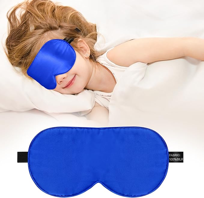 Kids Sleep Mask Eye Cover, 100% Real Natural Pure Silk Eye Mask by Unknown