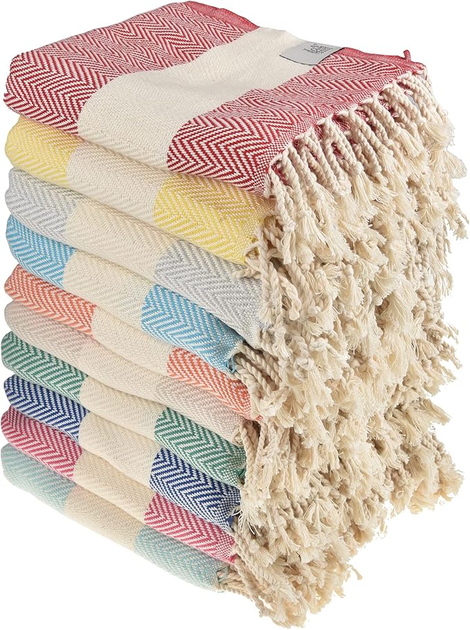 Beach Towel | Cotton Beach Towels, Sand Free, Highly Absorbent, Quick Dry - Image 5