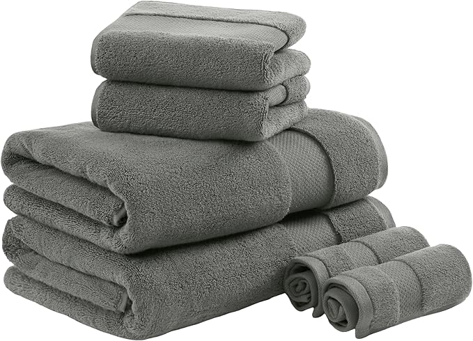 Madison Park Turkish 100% Cotton 600Gsm Luxury Premium Thick Soft Absorbent by MADISONPARK