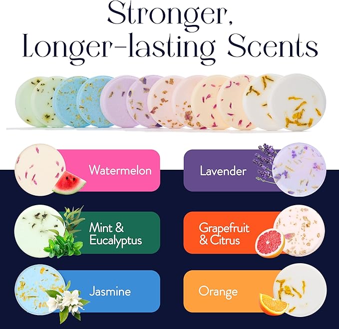 Gifts for Women, Aromatherapy Shower Steamers – 12-Pack Self Care & Spa - Image 7