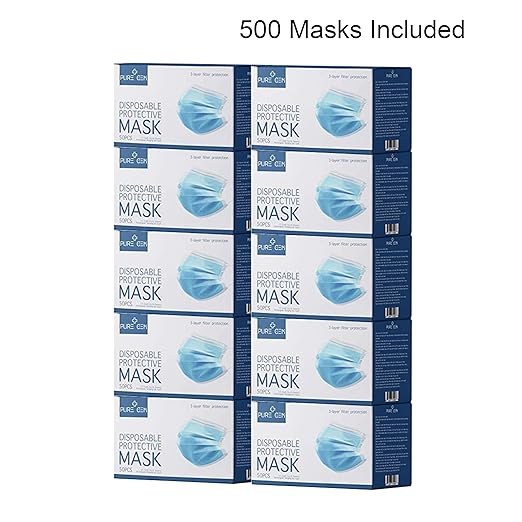 3-Ply Disposable Face Masks, Soft on Skin, Pack of Blue Masks - Image 5