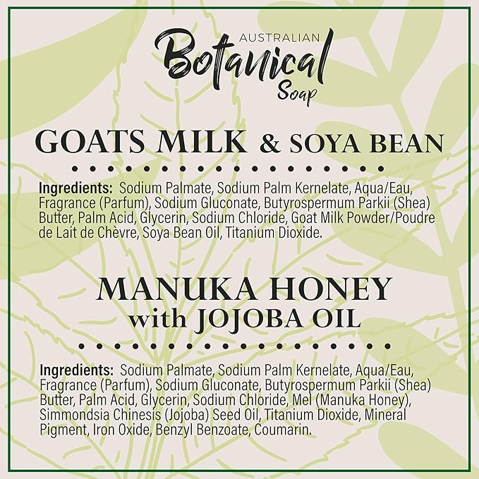 Australian Botanical Goats Milk Soap and Manuka Honey 6.6 OZ, Triple Milled - Image 9